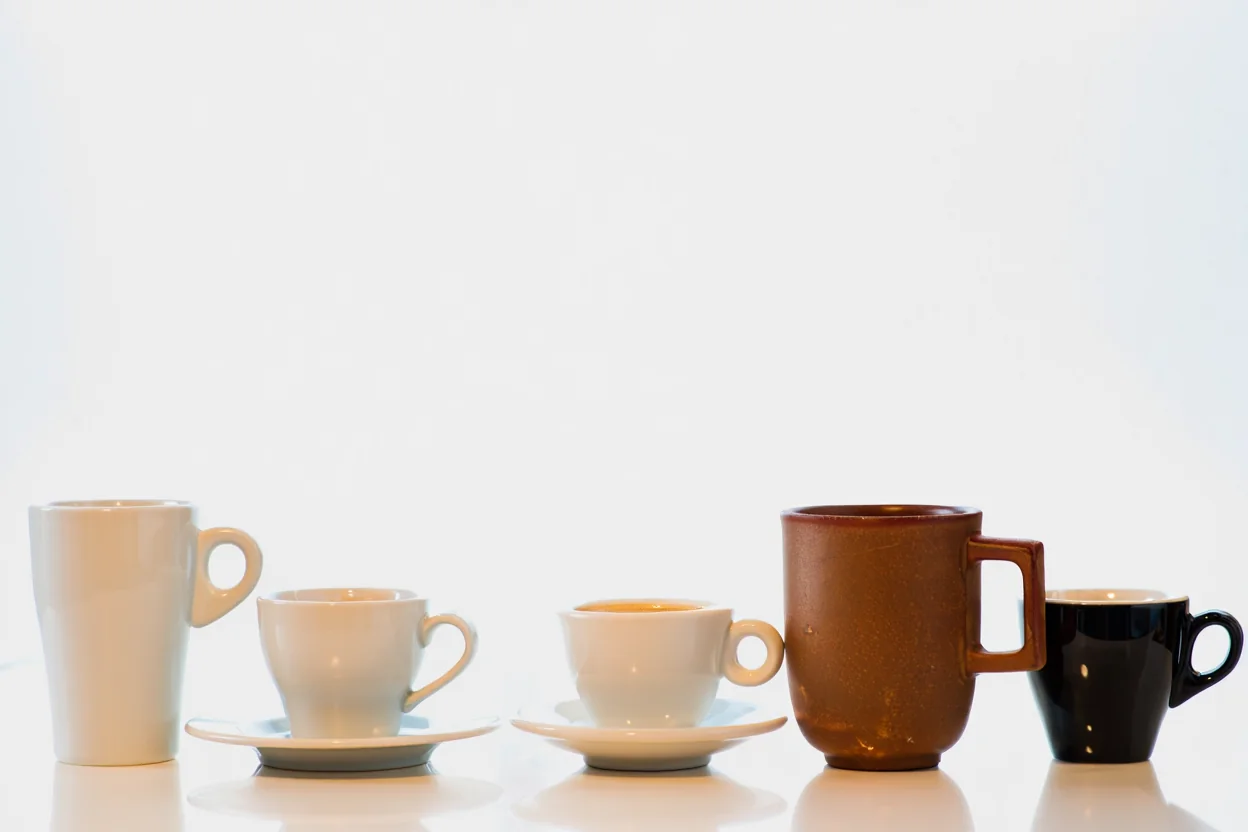 카페 커피잔 세트 - 에스프레소, 라떼, 카푸치노 잔