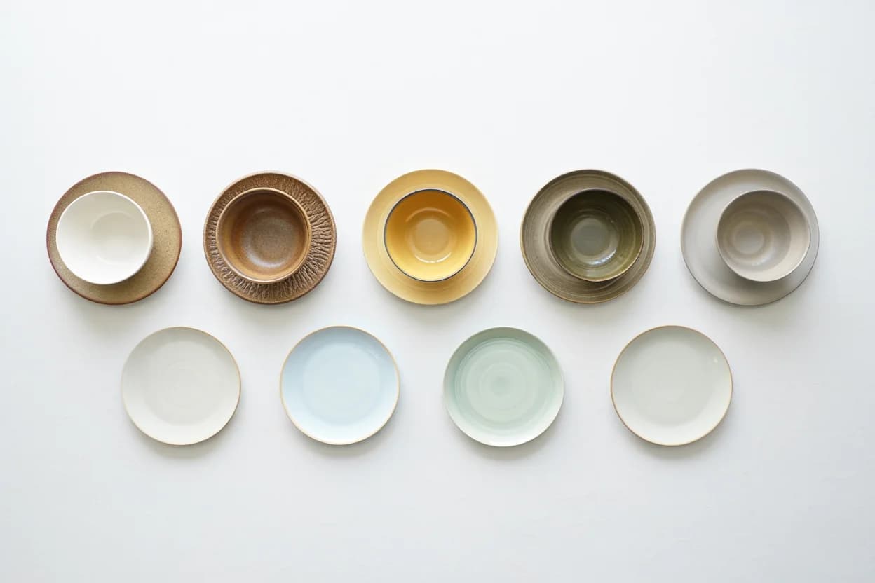 그릇 소재별 특징 완벽 비교: 본차이나, 도자기, 코렐, 스톤웨어
